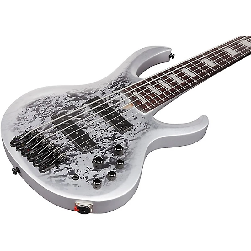Ibanez BTB25TH6 6-String Electric Bass Guitar - Silver Blizzard Matte