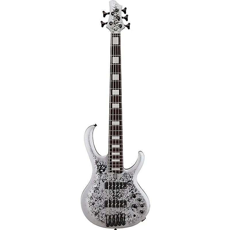 Ibanez BTB25TH5 5-String Electric Bass Guitar Silver Blizzard Matte