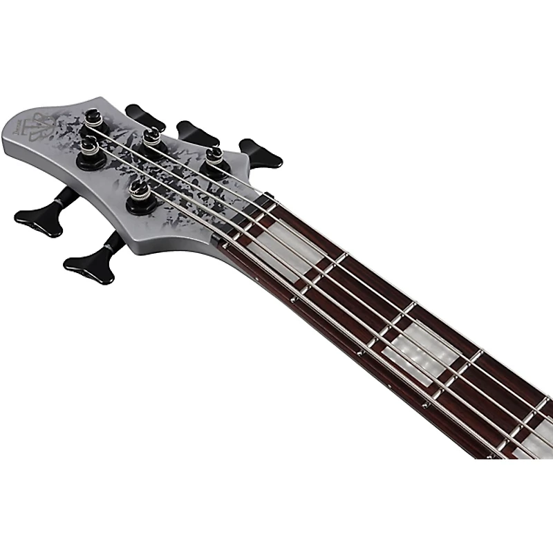 Ibanez BTB25TH5 5-String Electric Bass Guitar Silver Blizzard Matte