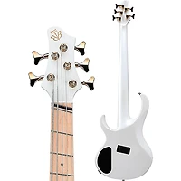 Ibanez BTB605MLM 5-String Multi-Scale Electric Bass Guitar Pearl White Matte
