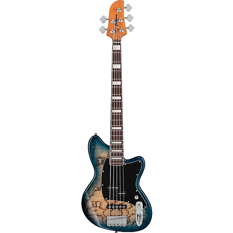 Ibanez TMB405TA 5-String Electric Bass Guitar Cosmic Blue Starburst
