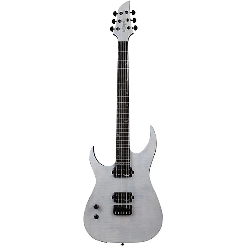 Schecter Guitar Research KM-6 MK-III Legacy Left-Handed Electric Guitar Transparent White Satin