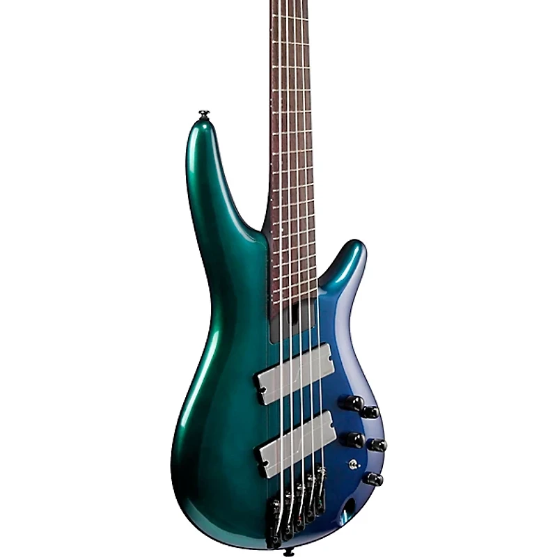 Ibanez SRMS725 5-String Multi-Scale Electric Bass Guitar Blue Chameleon