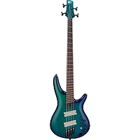 Ibanez SRMS720 4-String Multi-Scale Electric Bass Guitar Blue Chameleon