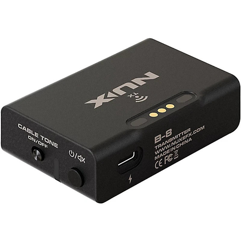 NUX B-8 Professional 2.4GHz Guitar Wireless System - Black