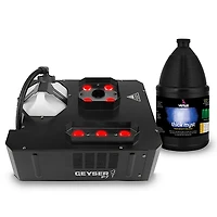 CHAUVET DJ Geyser P7 Fog Machine with 1 Gallon Venue Thick Myst