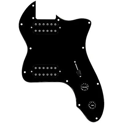 920D Custom 72 Thinline Tele Loaded Pickguard With Uncovered Smoothie Humbuckers with Black Knobs