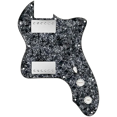 920D Custom '72 Thinline Tele Loaded Pickguard With Nickel Smoothie Humbuckers & White Knobs
