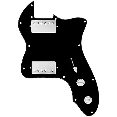 920D Custom '72 Thinline Tele Loaded Pickguard With Nickel Smoothie Humbuckers & White Knobs