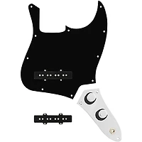 920D Custom Jazz Bass Loaded Pickguard With Drive (Hot) Pickups and JB-CON-CH-BK Control Plate