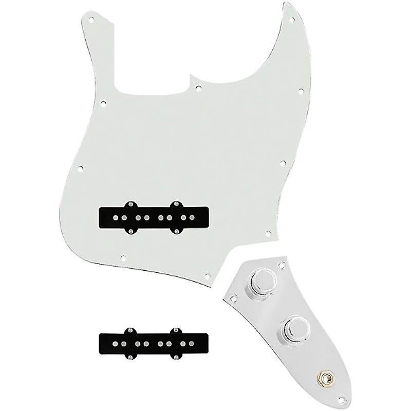 920D Custom Jazz Bass Loaded Pickguard With Drive (Hot) Pickups and JB-CON-C Control Plate