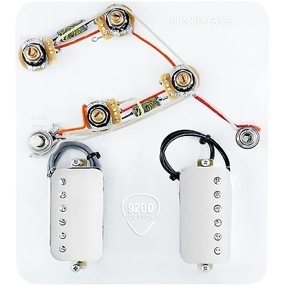 920D Custom Combo Kit for ES-335 With Nickel Cool Kids Humbuckers & ES-335-V Wiring Harness