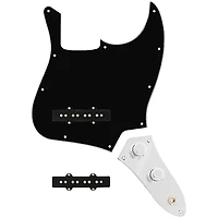 920D Custom Jazz Bass Loaded Pickguard With Groove (Modern) Pickups and JB-CON-C Control Plate