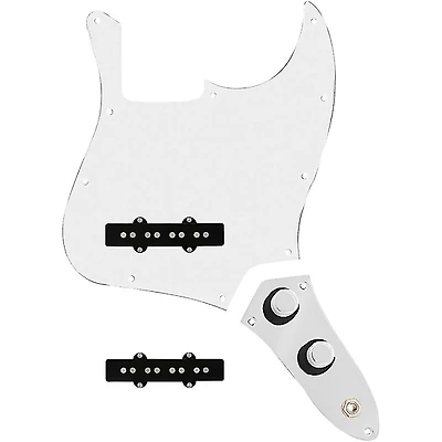 920D Custom Jazz Bass Loaded Pickguard With Groove (Modern) Pickups and JB-CON-CH-BK Wiring Harness