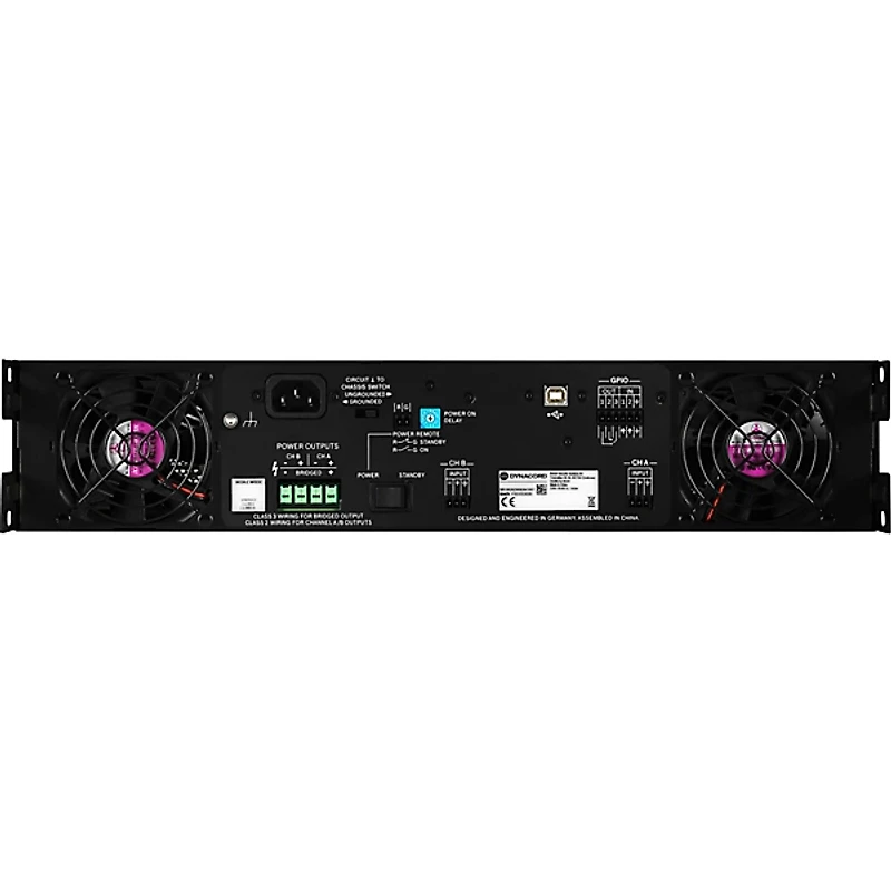 DYNACORD C1300FDi DSP 2 x 650W Power Amplifier