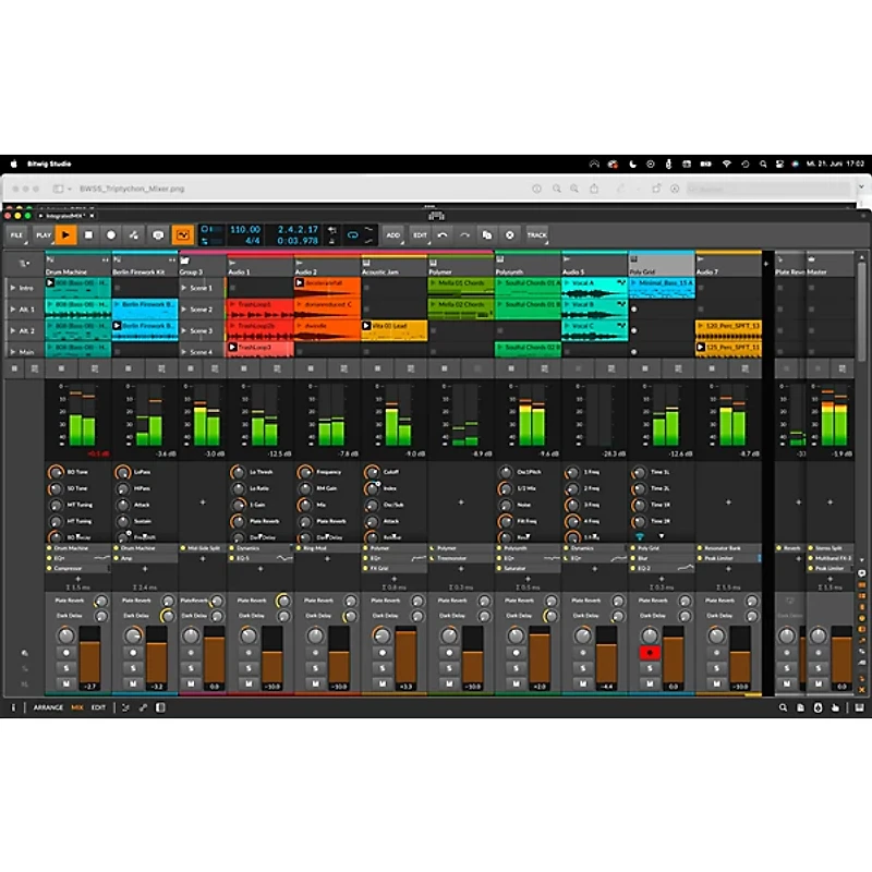 Bitwig Studio 5 Upgrade from Essentials/16 Track