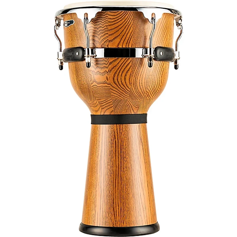 MEINL Floatune Zebra Print Ash Wood Djembe 12 in.