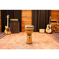 MEINL Floatune Zebra Print Ash Wood Djembe 12 in.