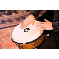 MEINL Floatune Zebra Print Ash Wood Djembe 12 in.