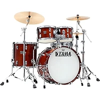 TAMA 50th Limited Superstar Reissue 4-Piece Shell Pack With 22" Bass Drum Super Mahogany