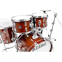 TAMA 50th Limited Superstar Reissue 4-Piece Shell Pack With 22" Bass Drum Super Mahogany