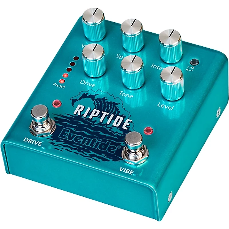 Eventide Riptide Overdrive & Uni-Vibe Combo Effects Pedal Turquoise