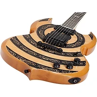 Wylde Audio Barbarian Norse Dragon Bullseye Electric Guitar Rawtop