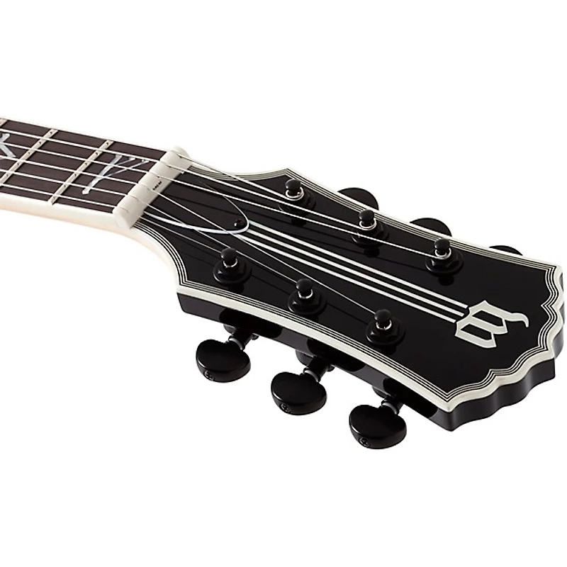 Wylde Audio Barbarian Norse Dragon Bullseye Electric Guitar Rawtop