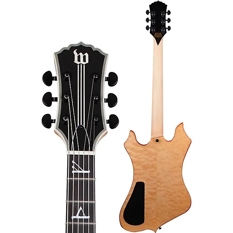 Wylde Audio Nomad Norse Dragon Bullseye Electric Guitar Rawtop