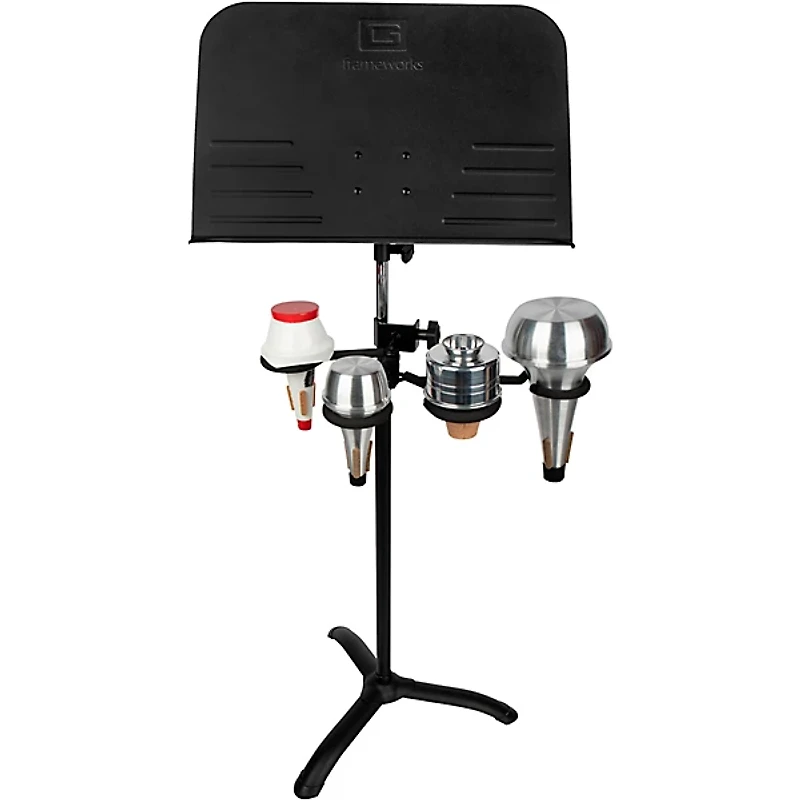 Gator Stand-Clamping Rest for Four Brass Mute Holders