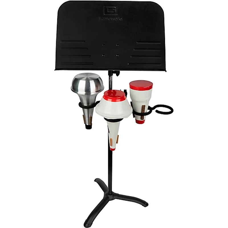 Gator Stand-Clamping Rest for Four Brass Mute Holders