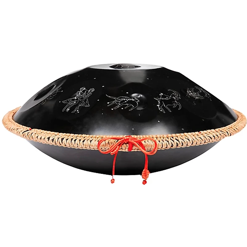 X8 Drums Zodiac Constellation Handpan With Bag and Stand 22 in. Black