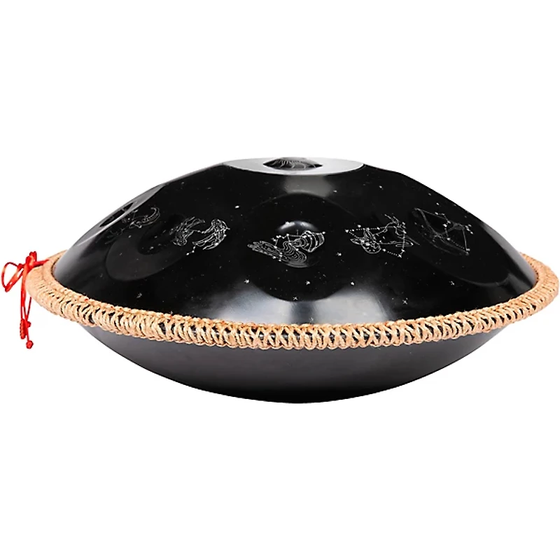 X8 Drums Zodiac Constellation Handpan With Bag and Stand 22 in. Black