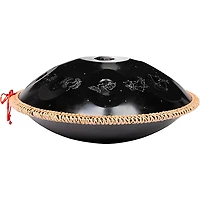 X8 Drums Zodiac Constellation Handpan With Bag and Stand 22 in. Black