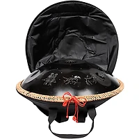 X8 Drums Zodiac Constellation Handpan With Bag and Stand 22 in. Black