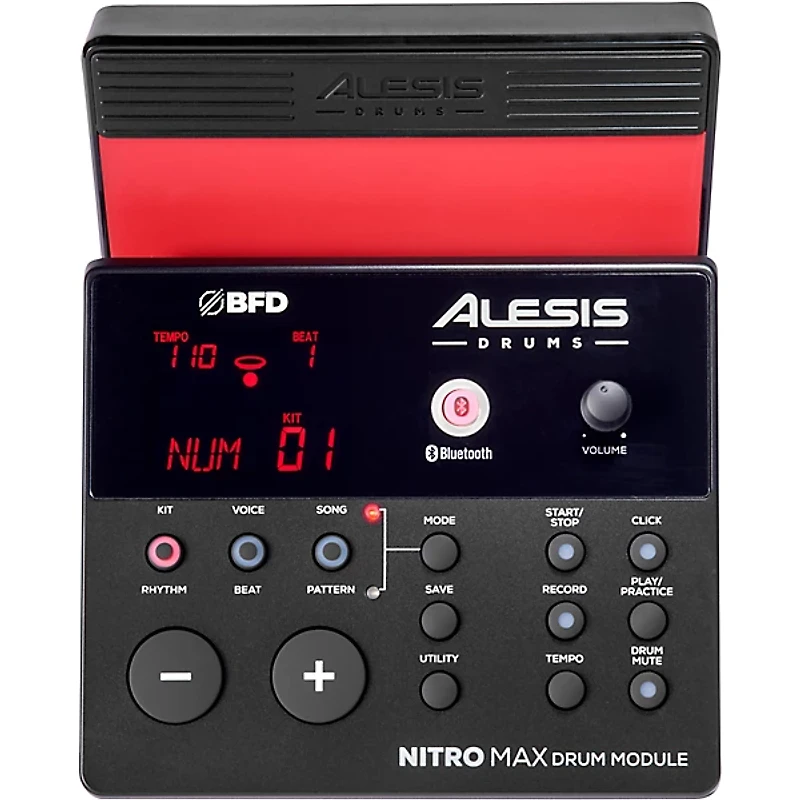 Alesis Nitro Max Expanded Electronic Drum Kit - Red