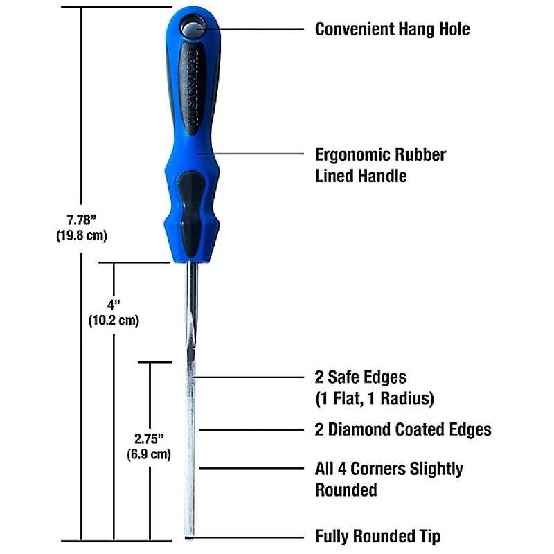 Music Nomad Diamond Coated Fret End Dressing File (E-File)