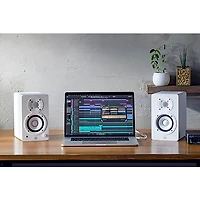 Yamaha HS4 4.5" Powered Studio Monitors (Pair), White