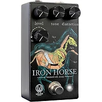 Walrus Audio Iron Horse LM308 Distortion Effects Pedal Black