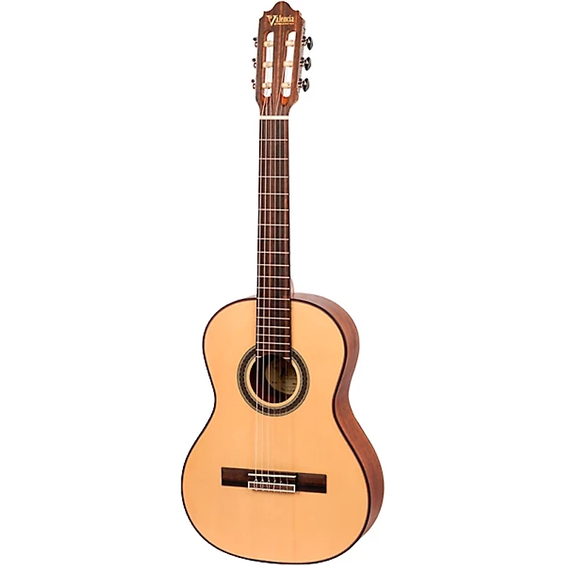 Valencia VC703 700 Series 3/4 Size Nylon-String Classical Acoustic Guitar Natural