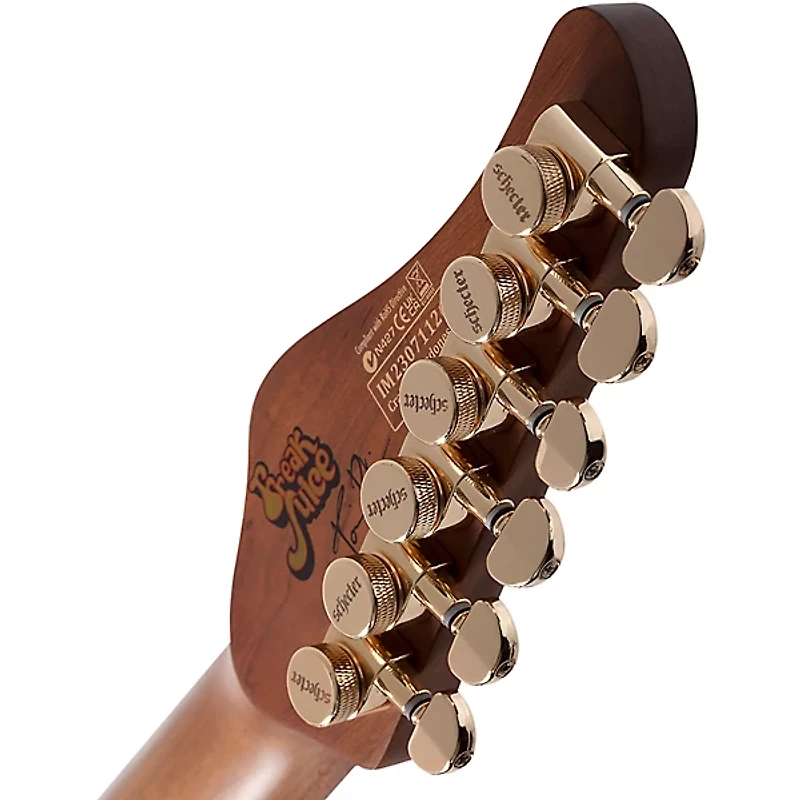 Schecter Guitar Research Tori Ruffin Freak Juice Traditional Left-Handed Electric Guitar Juice Burst