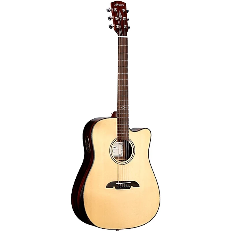 Alvarez AED90CE Dreadnought Acoustic-Electric Guitar Natural