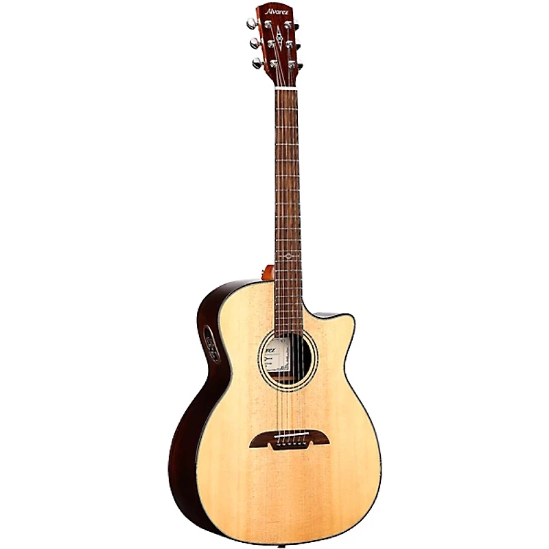 Alvarez AEG70CE Grand Auditorium Acoustic-Electric Guitar Natural