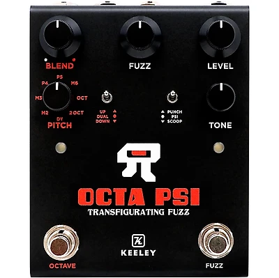 Keeley Octa Psi Transfigurating Fuzz Effects Pedal Black
