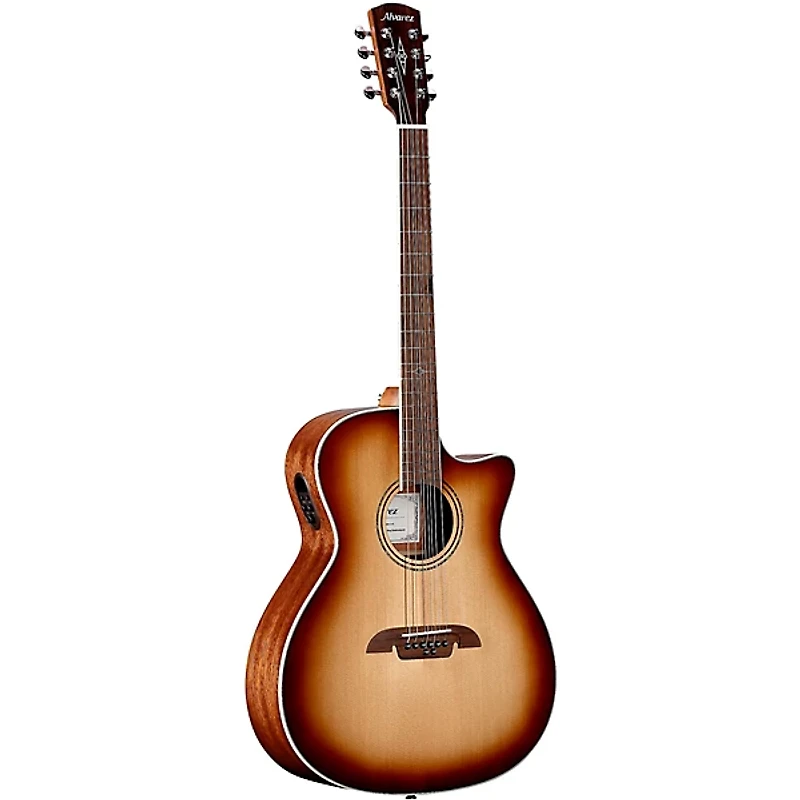 Alvarez AG60CE 8-String Grand Auditorium Acoustic-Electric Guitar Shadow Burst