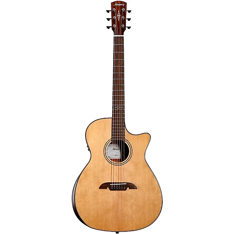 Alvarez AG60CE Grand Auditorium Acoustic-Electric Guitar Natural