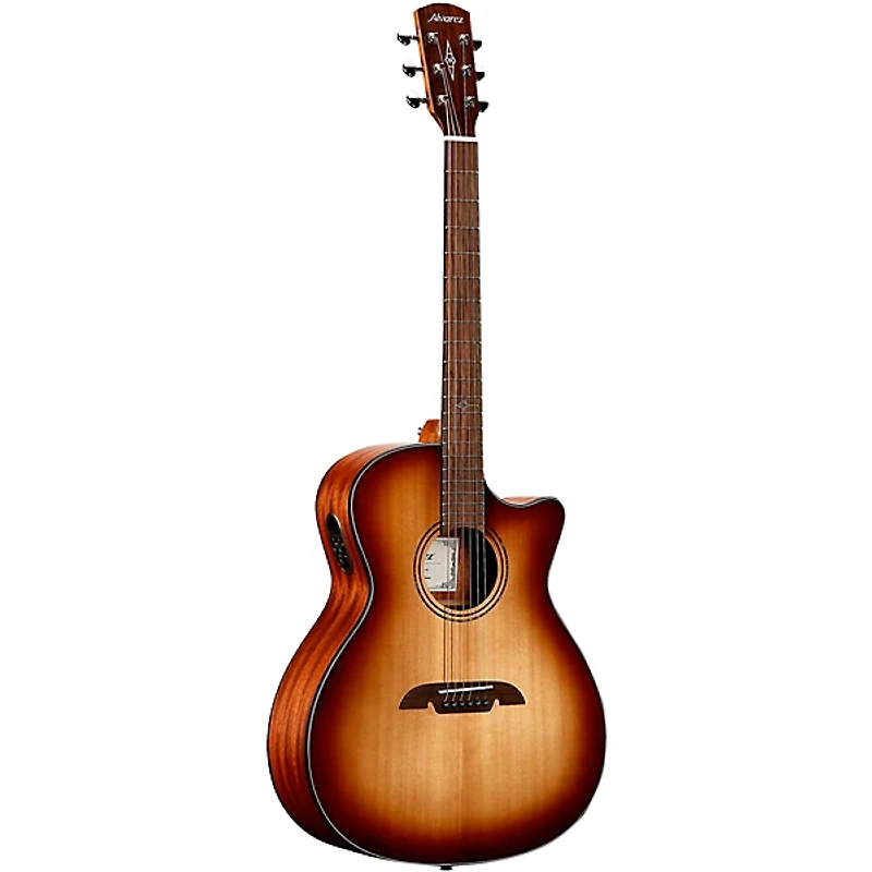 Alvarez AG60CE Grand Auditorium Acoustic-Electric Guitar Shadow Burst