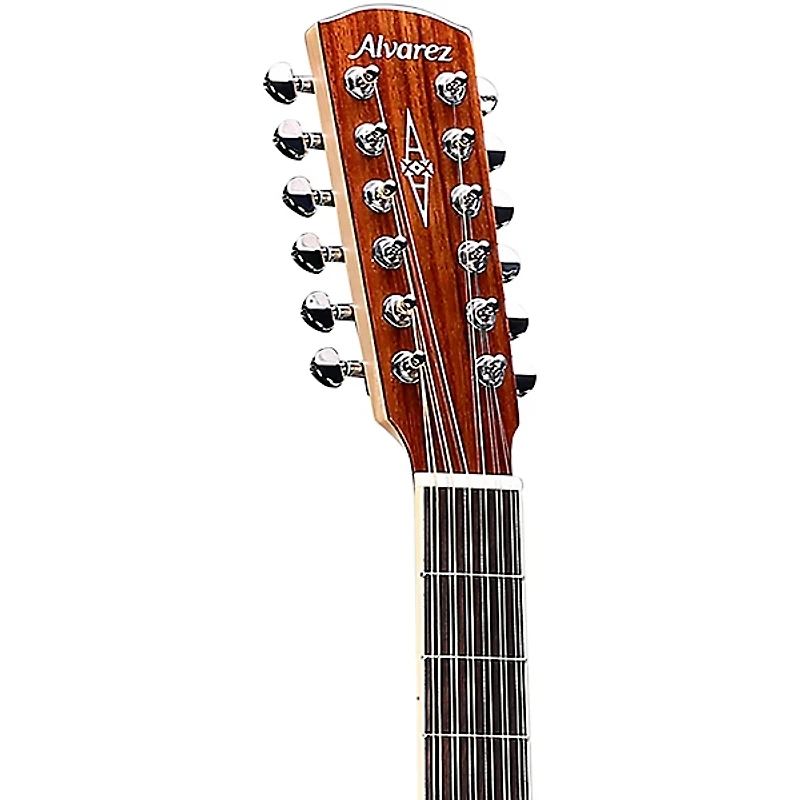 Alvarez AJ80CE 12-String Jumbo Acoustic-Electric Guitar Natural