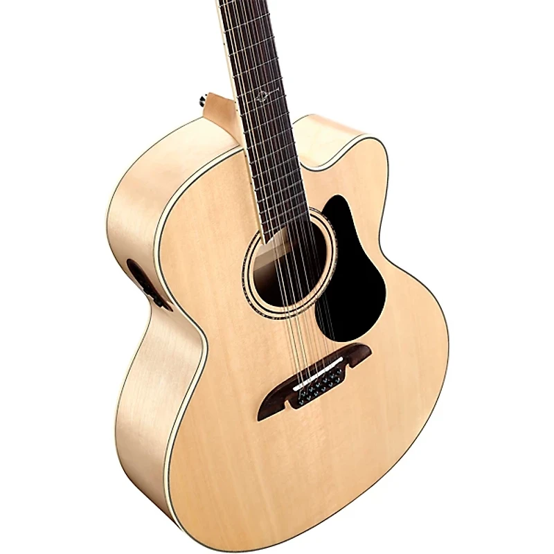 Alvarez AJ80CE 12-String Jumbo Acoustic-Electric Guitar Natural