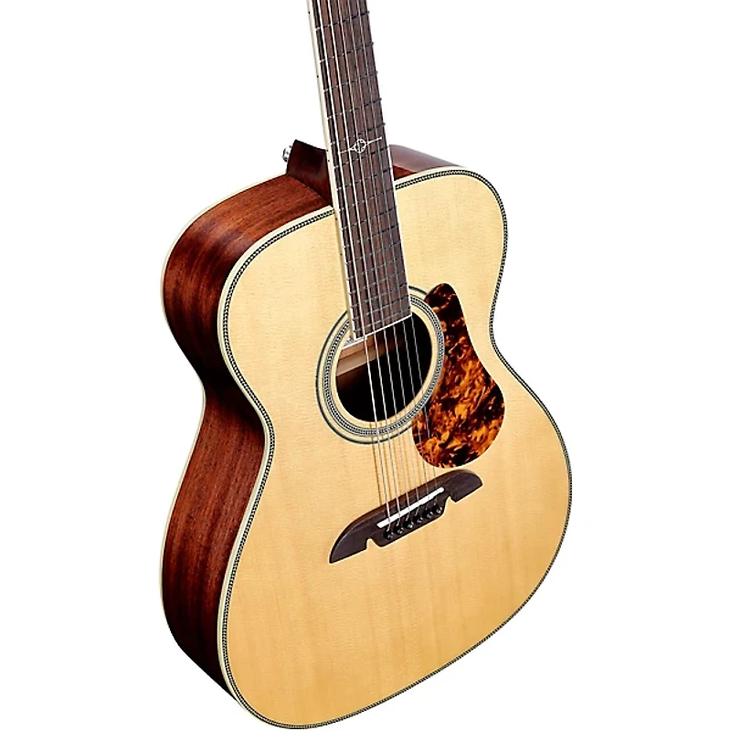 Alvarez MF60 Herringbone Folk-OM Acoustic Guitar Natural